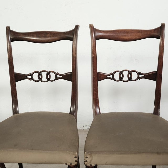 Chairs, Italy, 1960s, Set of 5 For Sale - Image 10 of 18