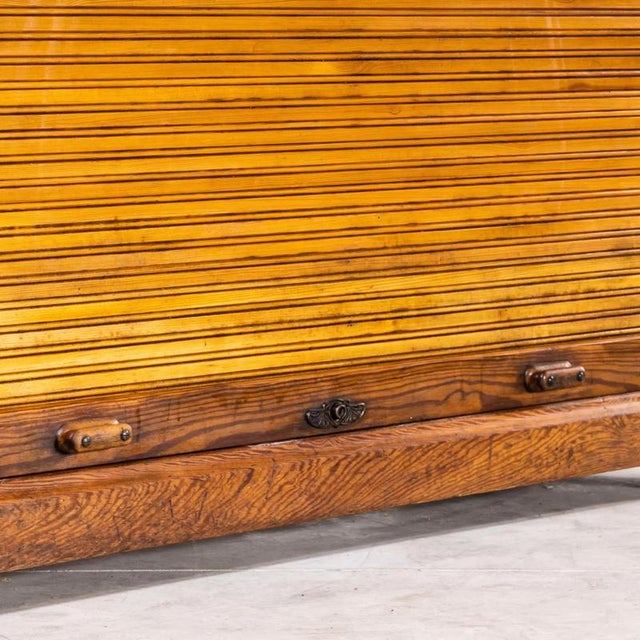 Vintage Tambour Front Drawer Cabinet from Stolzenberg, 1940s For Sale - Image 15 of 16