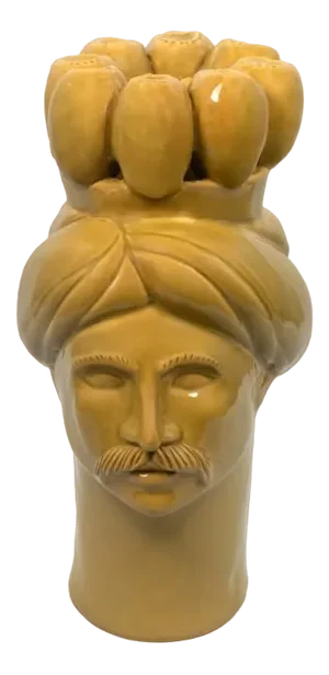 Soliman of India Sand Falconara Sculpture by Crita