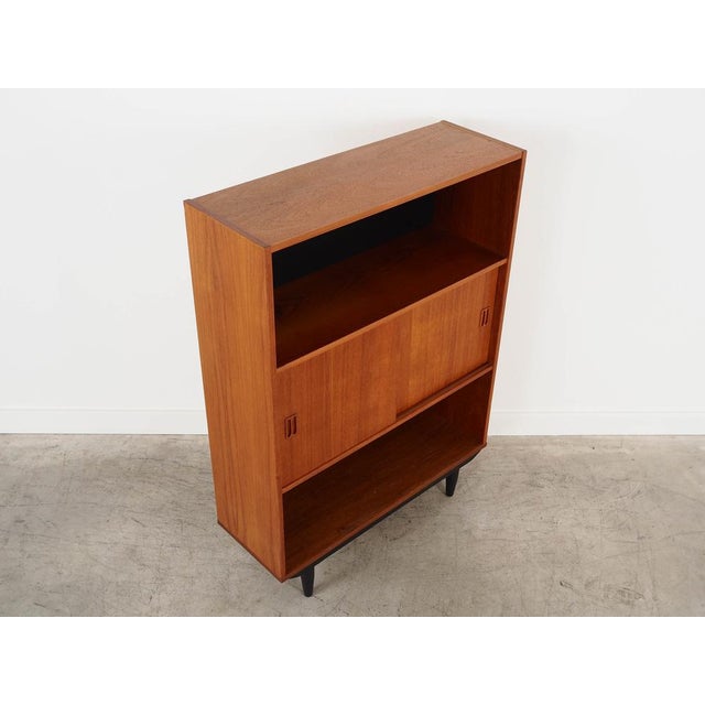 Wood Danish Teak Bookcase, Denmark, 1970s For Sale - Image 7 of 12