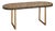 French Mosaic Coffee Table with Brass Base, 1960s For Sale