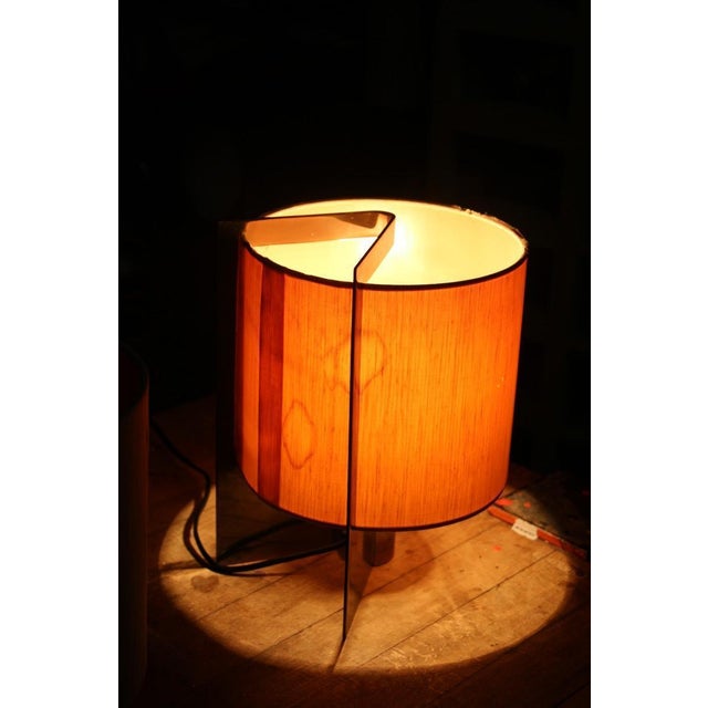 Minimalist Lamps by Giuliana Gramigna in Brass and Fabric, 1970s, Set of 2 For Sale - Image 4 of 13