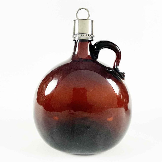 Oak Box with Liquor Bottles, 1800, Set of 3 For Sale - Image 6 of 13