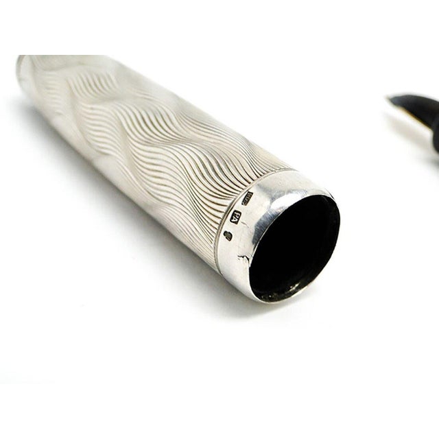 Vintage Art Deco Silver Pen, Germany, 1930s For Sale - Image 9 of 10