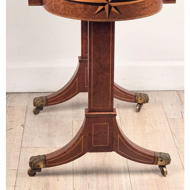 Early 19th Century English Regency Game/Writing Table For Sale - Image 9 of 16