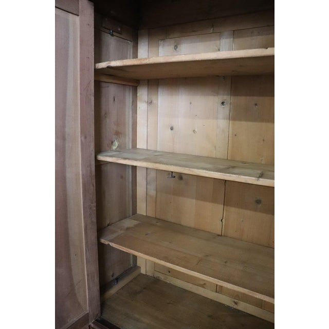 Large Antique 19th Century 4-Door Wardrobe in Walnut For Sale - Image 12 of 18