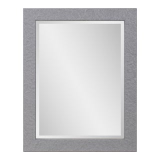 Stucco Vanity Mirror - Gray For Sale