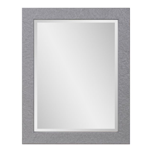 Stucco Vanity Mirror - Gray For Sale
