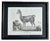 Biedermeier Artist, The Llama, 1831, Lithograph, Framed For Sale