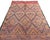 Midcentiru Indigo and Red Beni Guild Rug 5'6 X 9' For Sale - Image 9 of 12