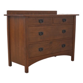 Stickley Mission Oak Arts & Crafts Dresser Chest For Sale