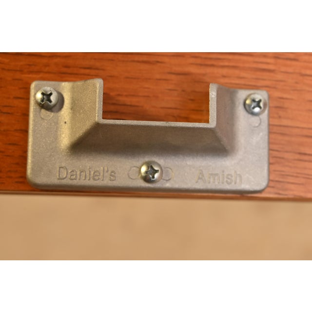 Brown Stickley Style Mission Oak Arts & Crafts King Size Bed For Sale - Image 8 of 9