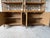 1970's Vintage Palm Beach Regency Arched Rattan Étagères With Cabinets – A Pair For Sale - Image 13 of 16