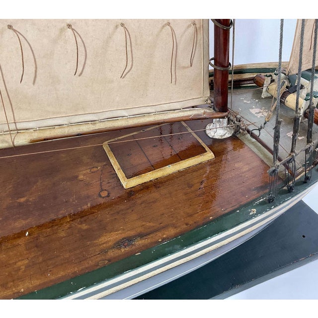 Model of the Oyster Sloop Fanny Fern of Quincy Mass For Sale - Image 9 of 12