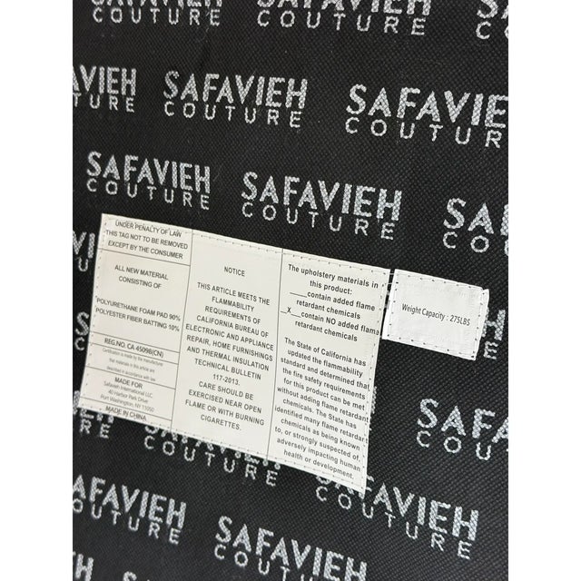 Safavieh Couture Ravyn Sienna Ottomans, Pair For Sale - Image 12 of 12