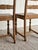 Antique Ladderback Scalloped Accent Dining Chairs, Pair For Sale - Image 12 of 14