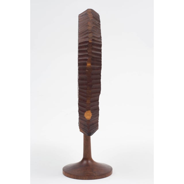 Jerry Glaser Studio Made Carved Walnut Sculpture Chairish