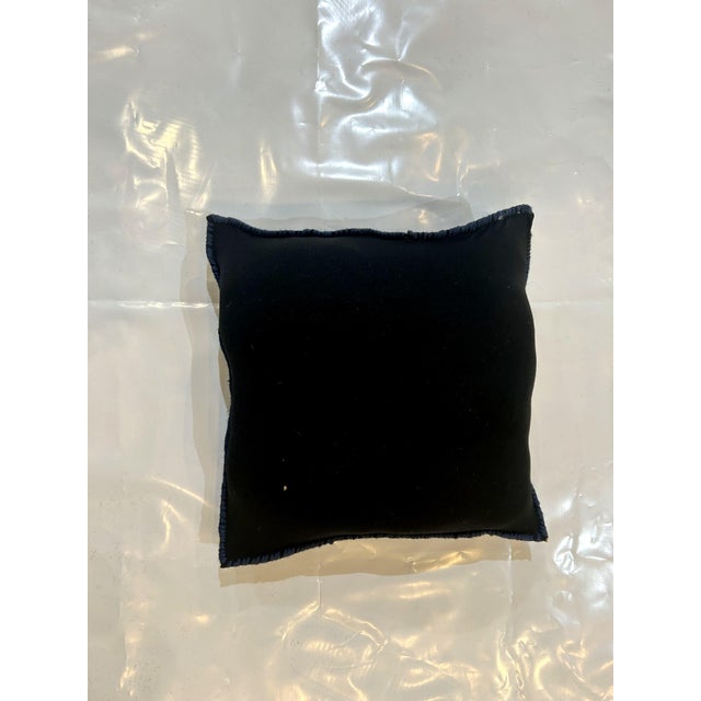 Pillow made with wool pile genuine hand made antique Persian Lavar Kerman rug fragment-Poly fill with fabric backing sewn...