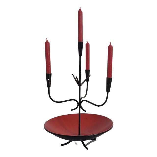 Candleholder by Gunnar Ander for Ystad-Metall, Sweden, 1960s For Sale