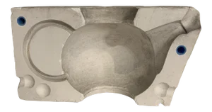 English Plaster Mold for Casting Porcelain Teapot