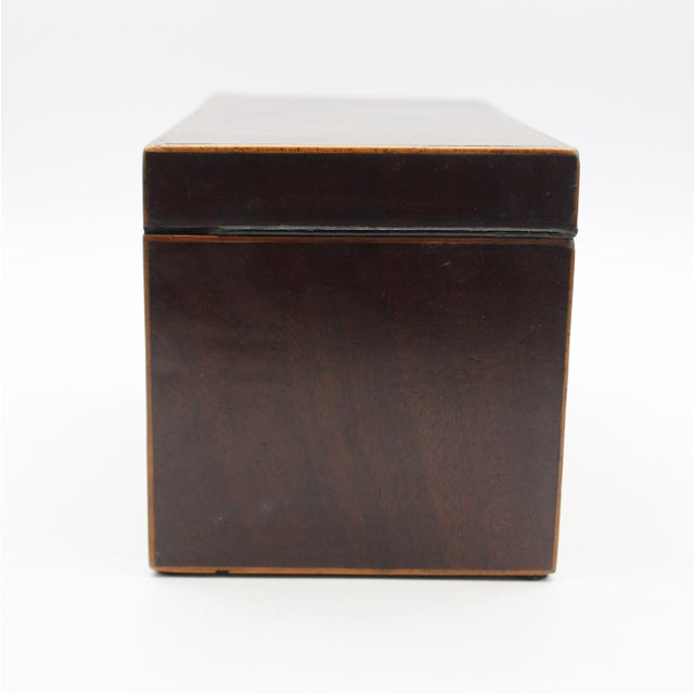 English Late 18th Century English George III Period Tea Caddy Box For Sale - Image 3 of 10