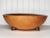 Vintage Munising Hand Painted Signed Wooden Footed Bowl - Floral Dogwood 13.5" - MCM Home Dec - Accent Bowl Decorative For Sale - Image 10 of 15