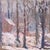 'Winter Landscape' by Mary Bannister Redfield, Circa 1925, Woman Artist, New York, Washington, Impressionist Snow Scene For Sale - Image 4 of 10