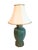 Chinoiserie 1970s Hollywood Regency Custom Lacquered Emerald Green & Gilt Chinoiserie Table Lamp For Sale - Image 3 of 18
