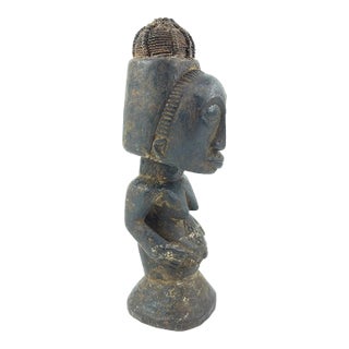 Early 20th Century Kusu Female Wood Figure For Sale