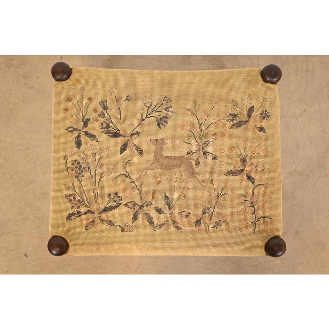 Early 20th Century Early Gustav Stickley "India Seat" Stool or Ottoman, Circa 1900 For Sale - Image 5 of 11