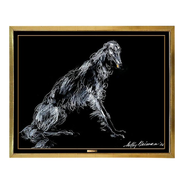 1980s Borzoi, LeRoy Neiman For Sale