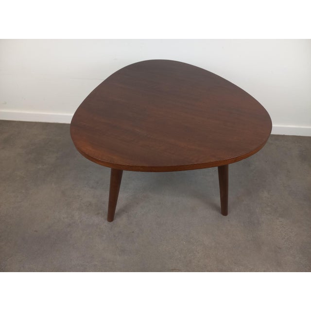 Wood Tripod Side Table, 1950s For Sale - Image 13 of 14