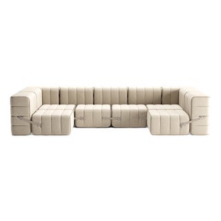 Flexible U-Sofa from Ambivalenz, Set of 15 For Sale