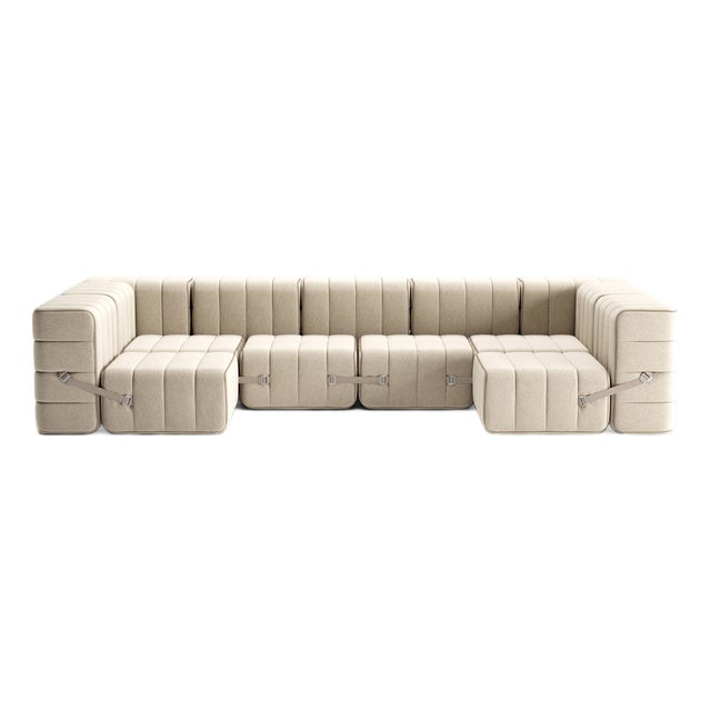 Flexible U-Sofa from Ambivalenz, Set of 15 For Sale