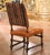 Set of 10 Louis XIII Style Walnut and Leather Dining Room Chairs For Sale - Image 9 of 13