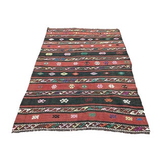 Vintage Turkish Moroccan Kilim Rug, 1950s For Sale