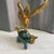 Chinese Chinese Cloisonné "Dragon Turtle & Rooster" Sculpture (Duzhan Aotou) - 2315g For Sale - Image 3 of 5