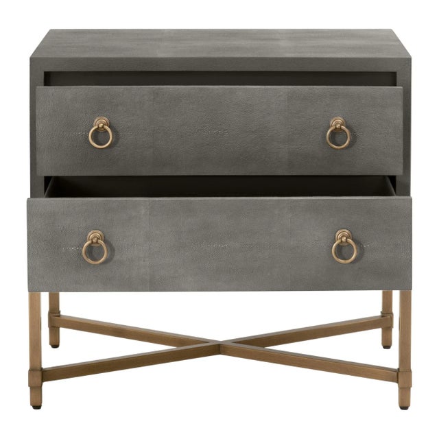 This gorgeous and one-of-a-kind Strand Shagreen Nightstand by Essentials for Living will be a perfect fit in a...