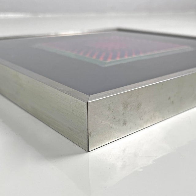 Victor Vasarely, Hungarian Modern Op Art Composition, 1970s, Framed For Sale - Image 11 of 13