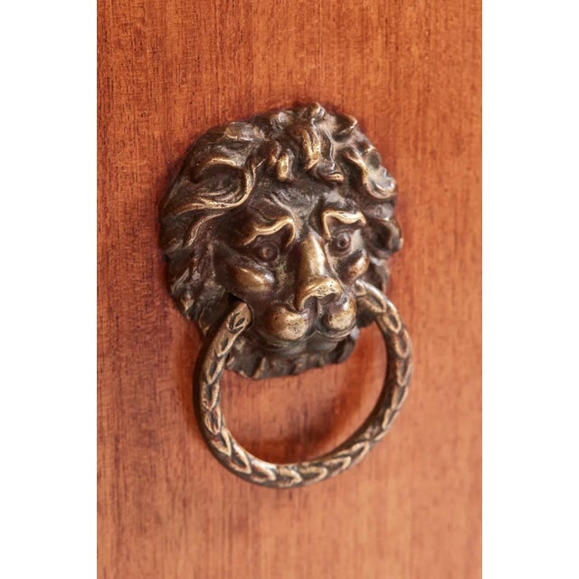 Brown Edwardian Inlaid Mahogany Breakfront Sideboard For Sale - Image 8 of 12