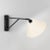 Satin Black Arc Wall Light For Sale - Image 4 of 5