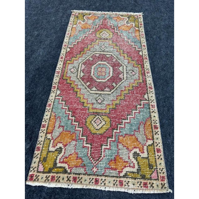 Turkish Yastik Rug 1'7" x 3'3" #24013 Explore a curated collection of hallway runners, wool rugs, and handmade...