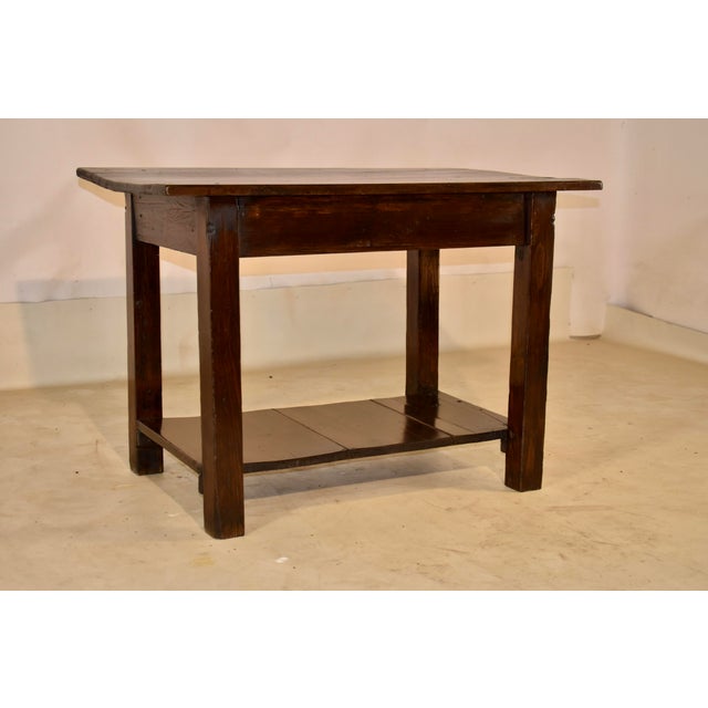 Circa 1910 American Walnut Work Table For Sale - Image 4 of 11