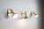1970s Vintage Brass Adjustable Wall Lamps, 1970s, Set of 3 For Sale - Image 5 of 18