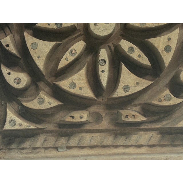 Brown Lotus Flower Wood Form Wall Art For Sale - Image 8 of 15
