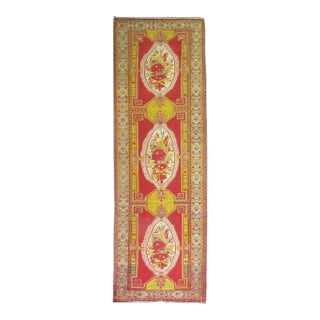 Early 21st Century Turkish Ghiordes Gallery Rug - 4'6" x 14'10" For Sale