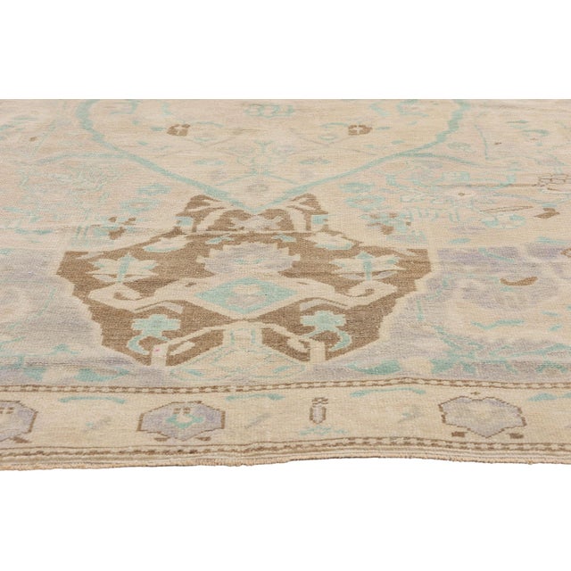 Vintage Turkish Oushak Rug, 05'08 X 08'07 For Sale - Image 4 of 10