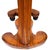 19th C Austrian / German Carved Column Biedermeier Oval Library Desk For Sale - Image 16 of 18