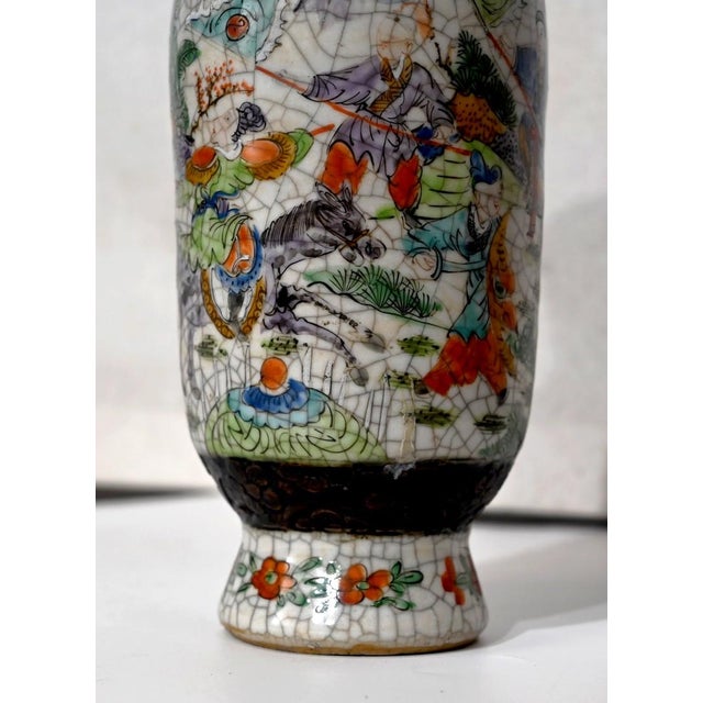 19th Century Crackled Earthenware Vase, Nanjing, China For Sale - Image 16 of 18