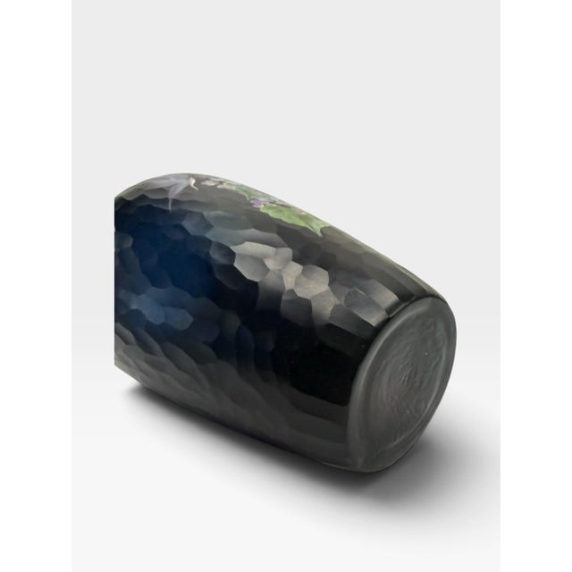 Metal Vintage Italian Cut Crystal & Silver Plate Biscuit Jar – Dolphin Finial on Claw Feet For Sale - Image 7 of 8